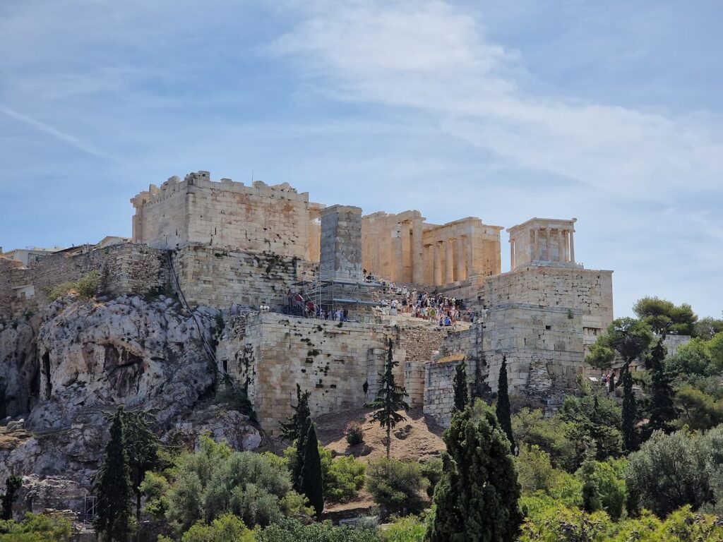 cómo llegar a la acrópolis de atenas